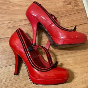 Red Pinup Girl 5” Heels
